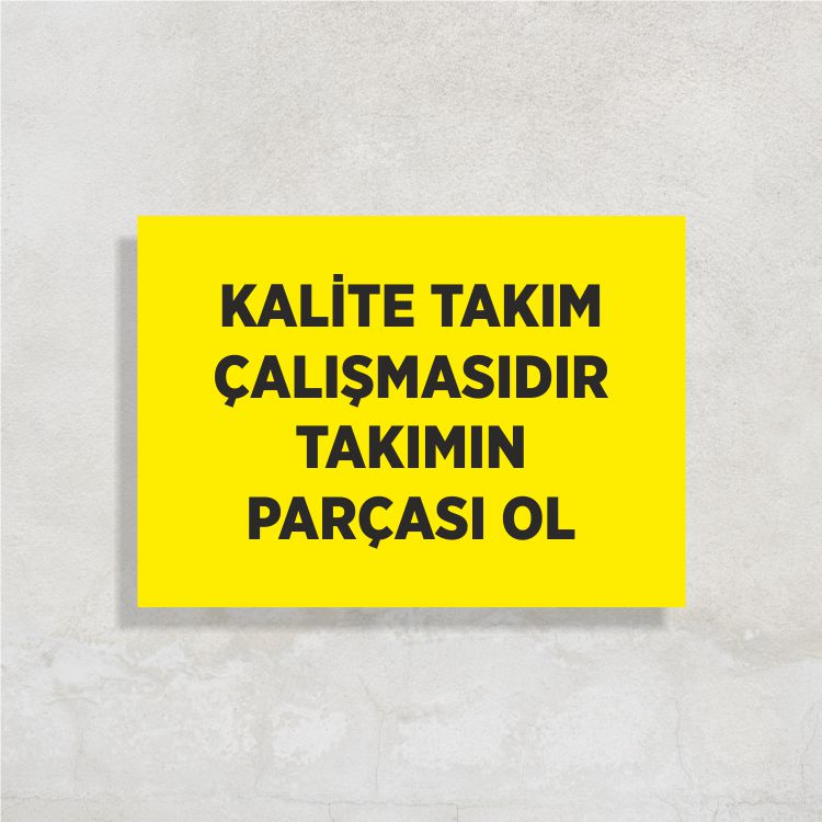 Kallite Takım Çalışmasıdır Takımın Parçası Ol