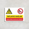 Patlayıcı Gazlar Sigara İçmek Yasak