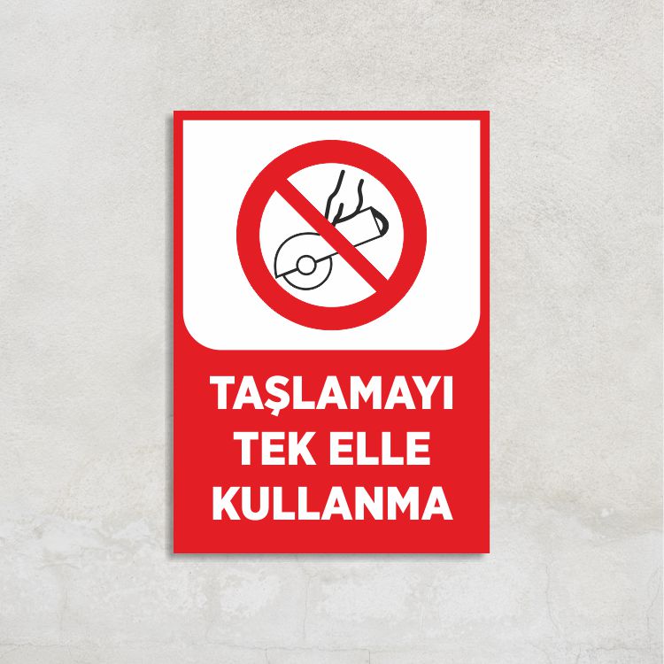 Taşlamayı Tek Elle Kullanma