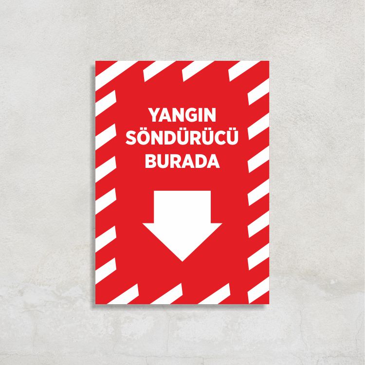 Yangın Söndürücü Burada