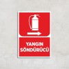 Yangın Söndürücü Sağa Ok