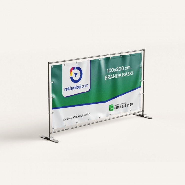 100x200 cm Branda Baskı