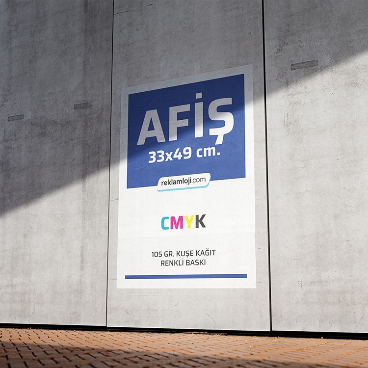 34X49 Afiş 105 Gr
