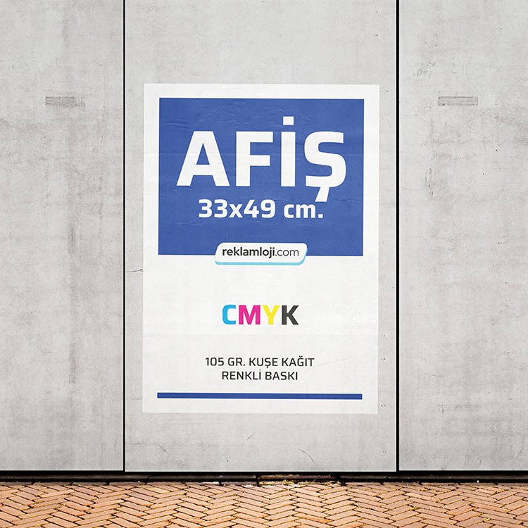 34X49 Afiş 105 Gr