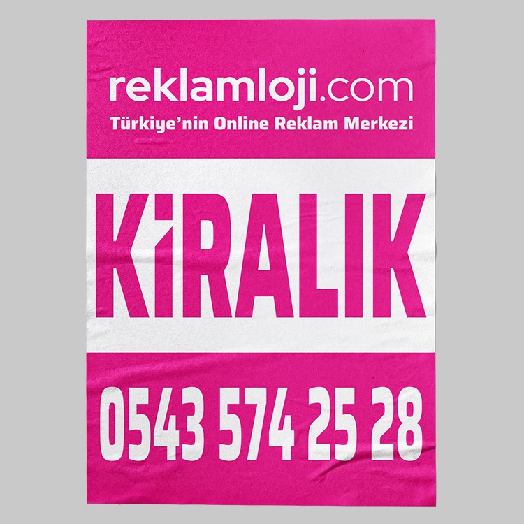 60x80 cm Emlak Kağıt Baskı