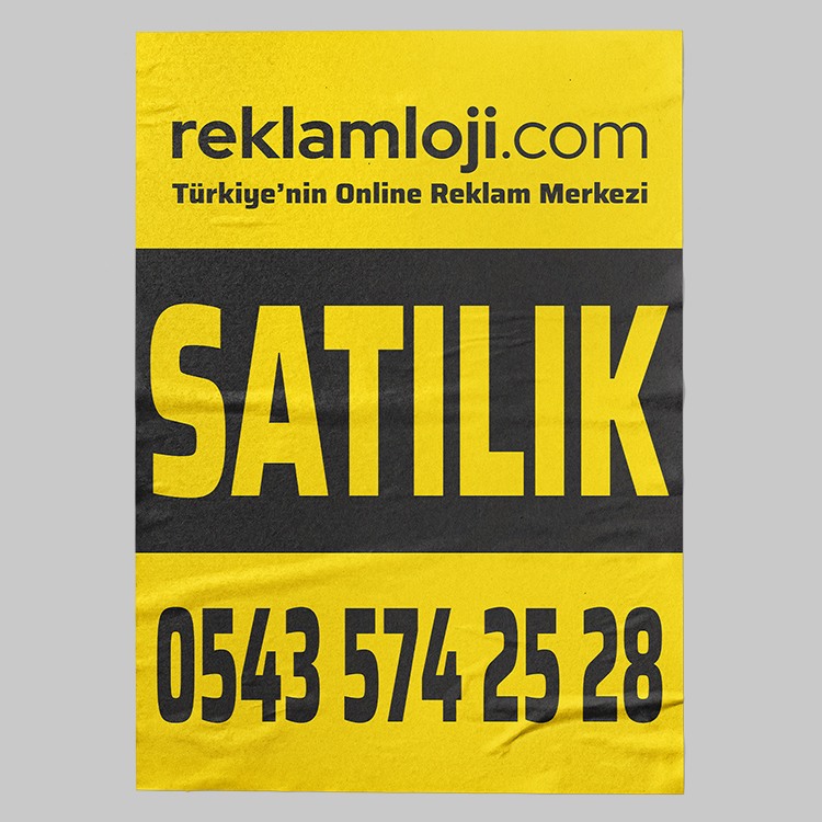 35x50 cm Emlak Kağıt Baskı