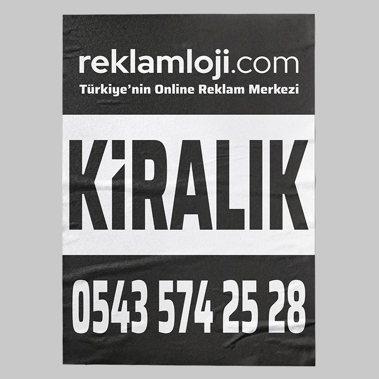 40x60 cm Emlak Kağıt Baskı