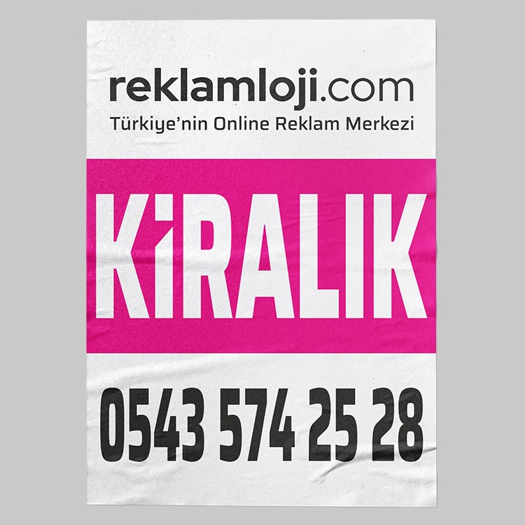50x70 cm Emlak Kağıt Baskı