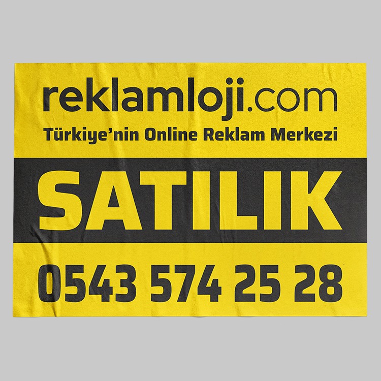 50x70 cm Emlak Kağıt Baskı