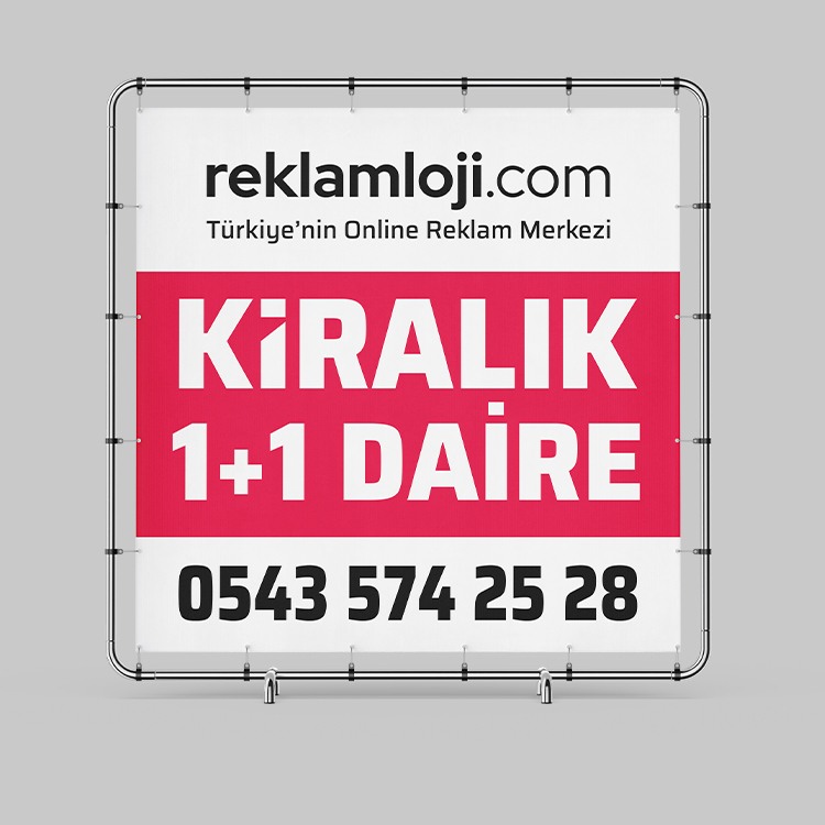 100x150 cm Emlak Branda Baskı 