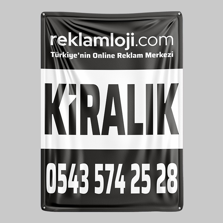 50x70 cm Emlak Branda Baskı