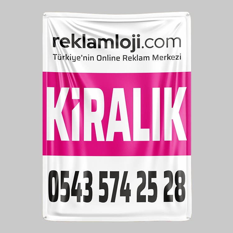40x60 cm Emlak Branda Baskı