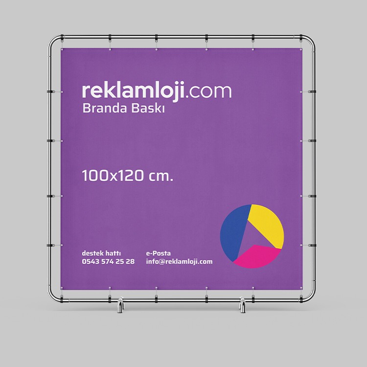 100x120 cm Branda Baskı