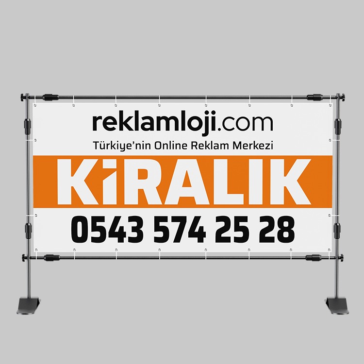 100x200 cm Emlak Branda Baskı