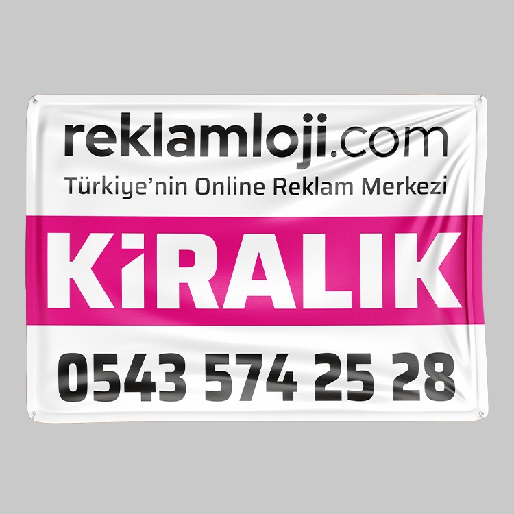 50x70 cm Emlak Branda Baskı 50x70 cm Emlak Branda Baskı