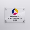 Şeffaf Pleksi Kapı Tabelası